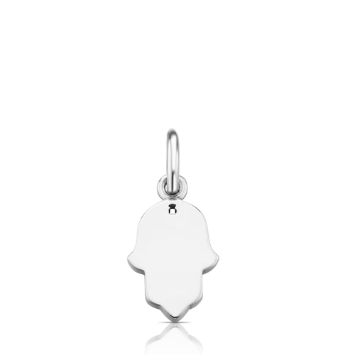 Silver Idol Hand of Fatima Pendant image number 0
