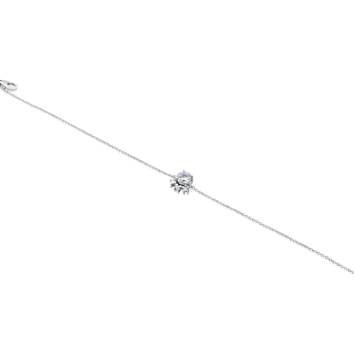 White Gold with Diamonds and Topaz Eklat Bracelet