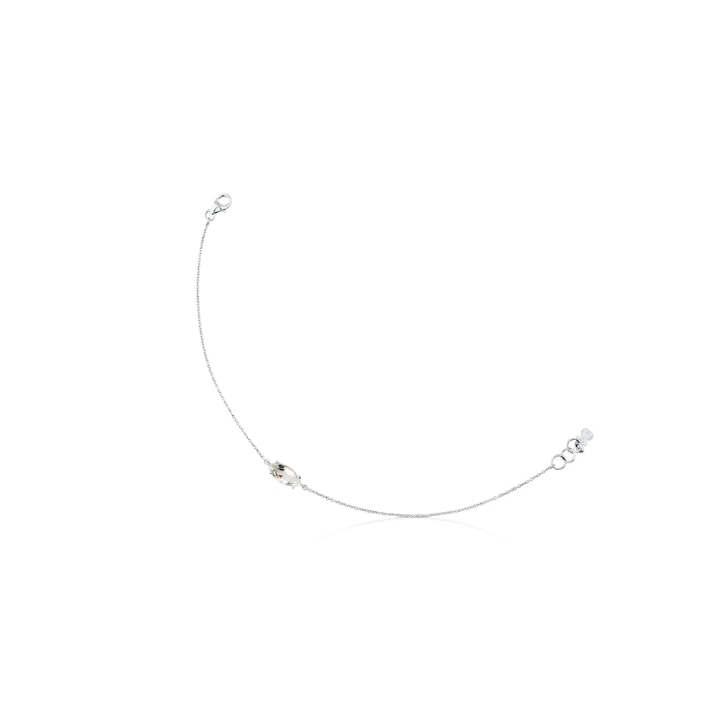 Bransoletka Tous Eklat z białego złota z topazem
