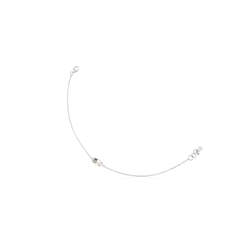 White Gold Eklat Bracelet with Topaz