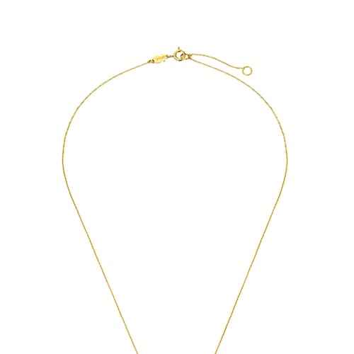 Collar de oro con diamantes y perla Eklat image number 0