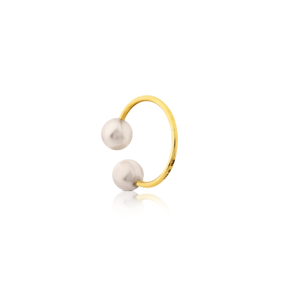 Earcuff Eklat de Oro con Perla