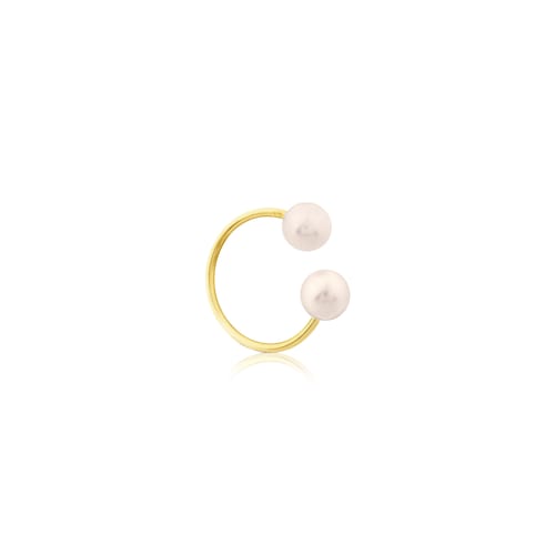 Earcuff Eklat em Ouro com P&eacute;rola