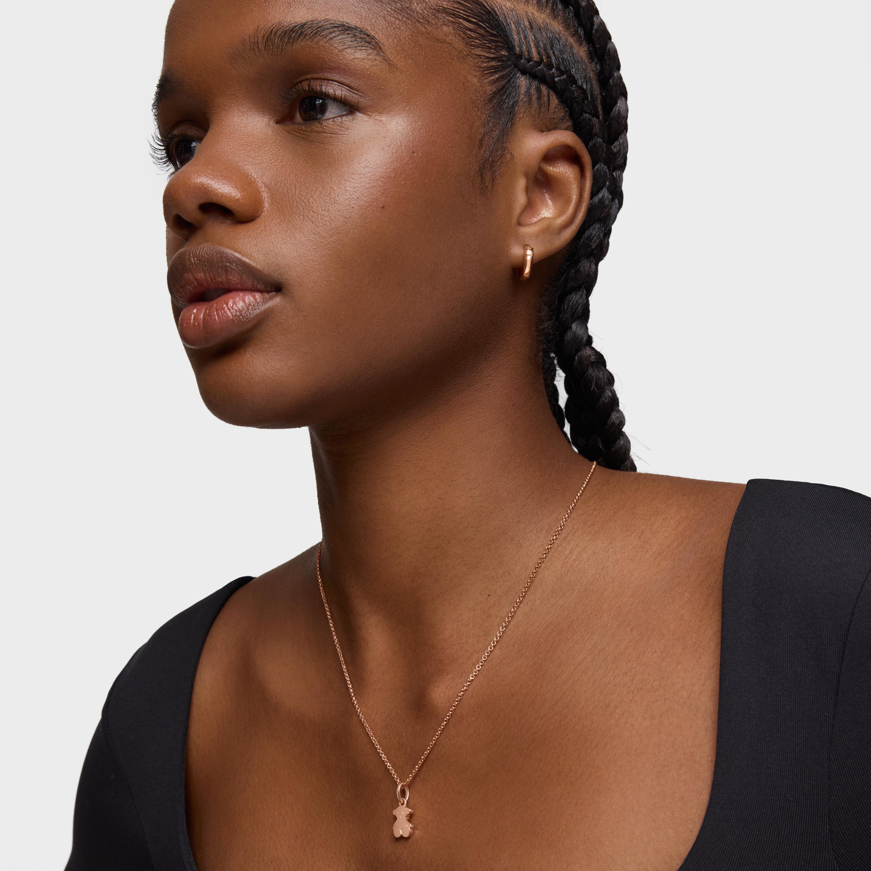 Rose 18K gold vermeil Sweet Dolls Pendant