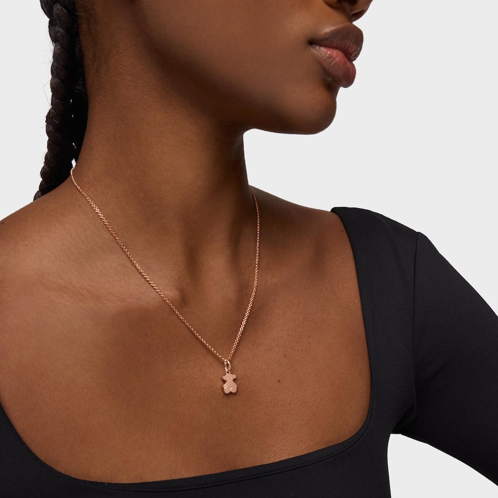 Rose Vermeil Silver Sweet Dolls Pendant