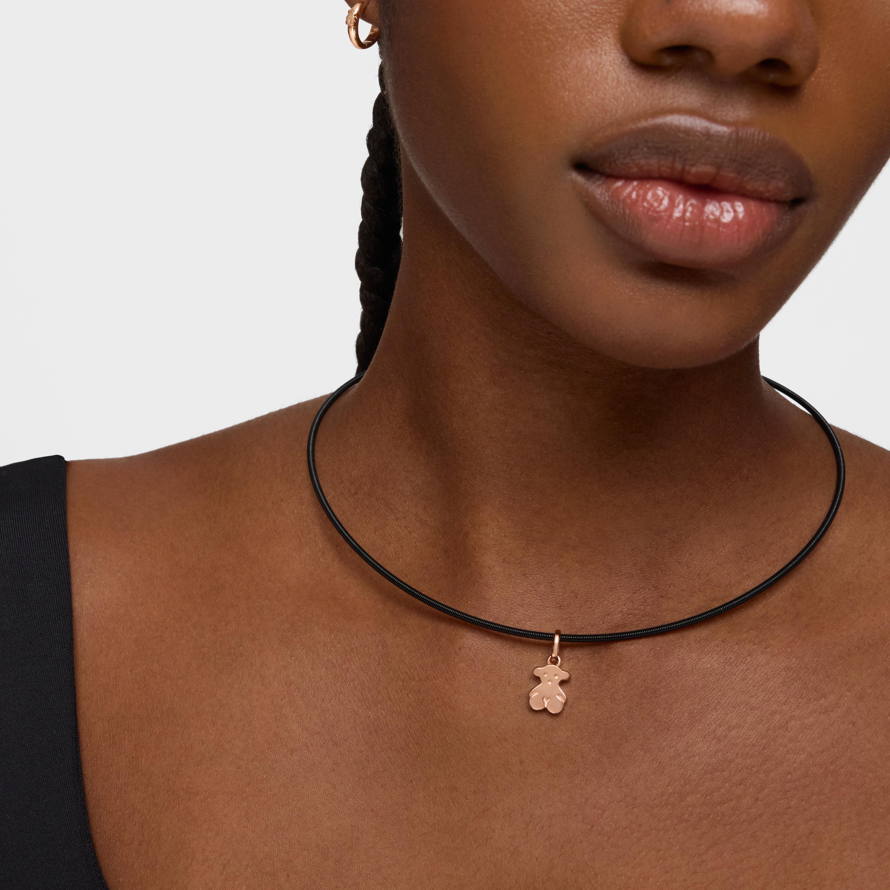 Rose Vermeil Silver Sweet Dolls Pendant