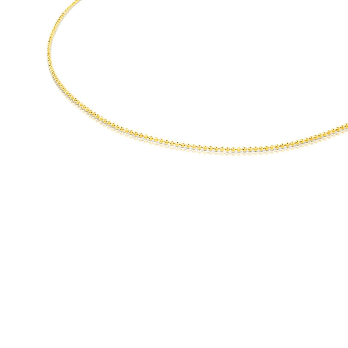 45 cm Gold TOUS Chain Choker with 1,4 mm balls