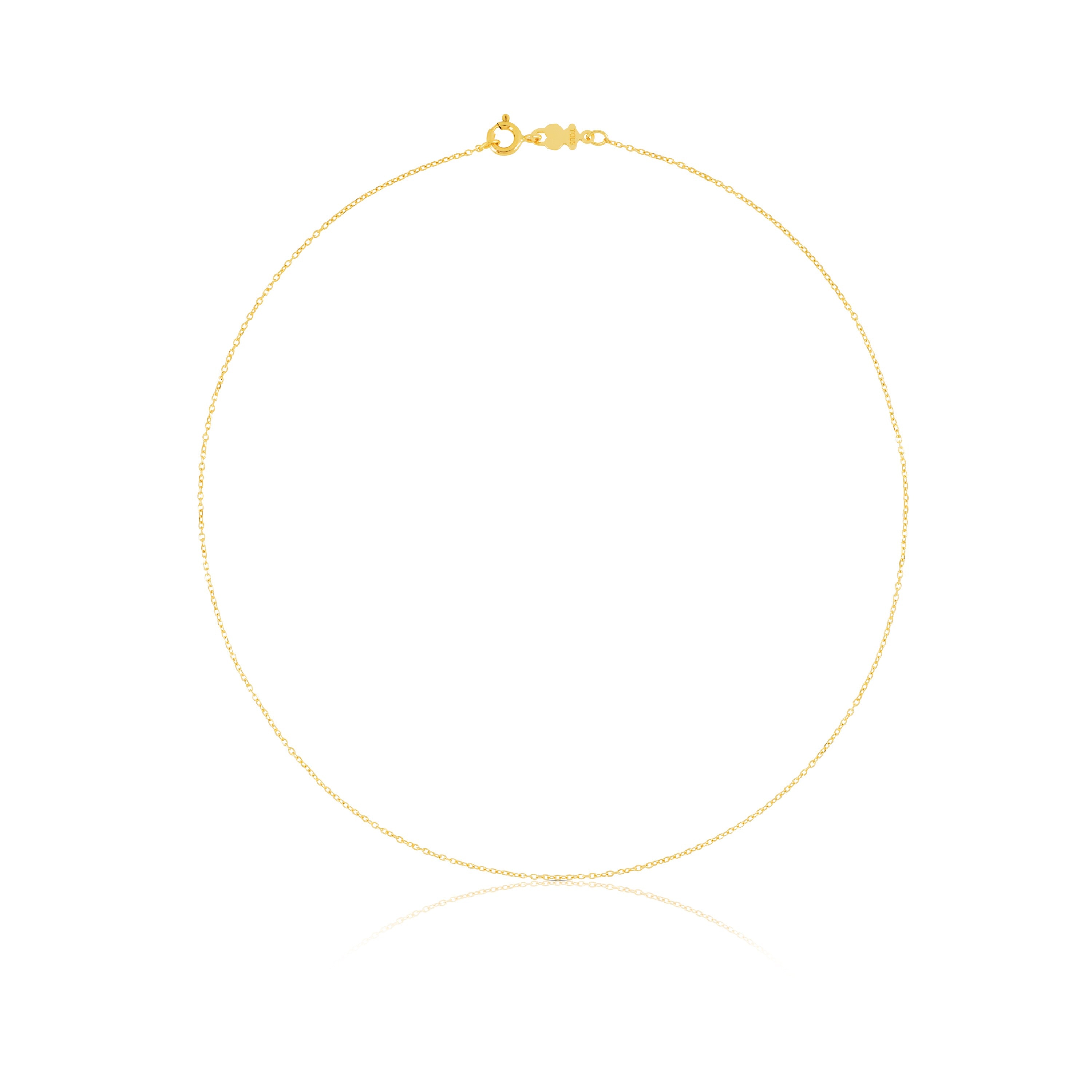 Gargantilla de oro con anillas pequeñas, 40 cm TOUS Chain