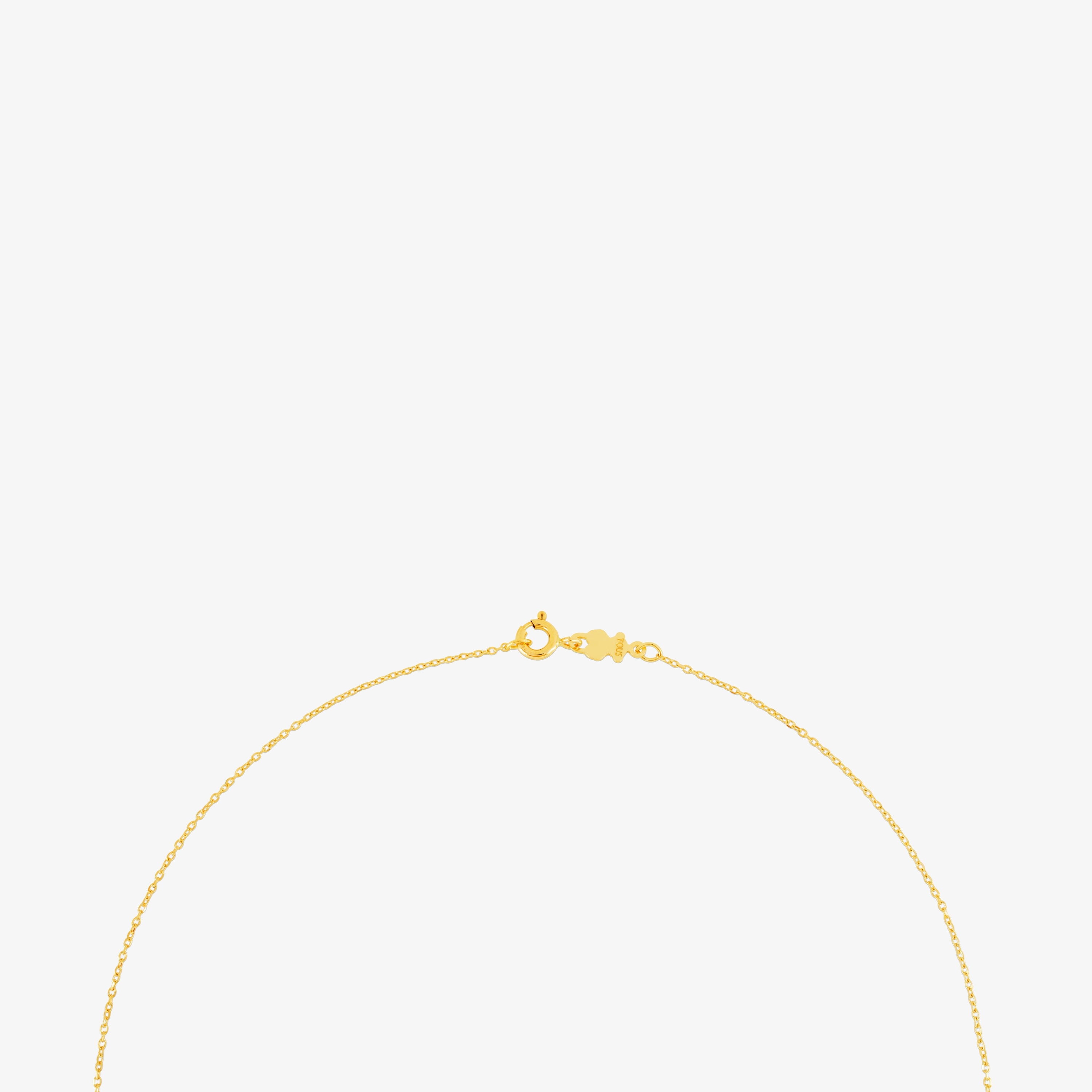 40 cm 18K solid gold TOUS Chain Choker with small rings.