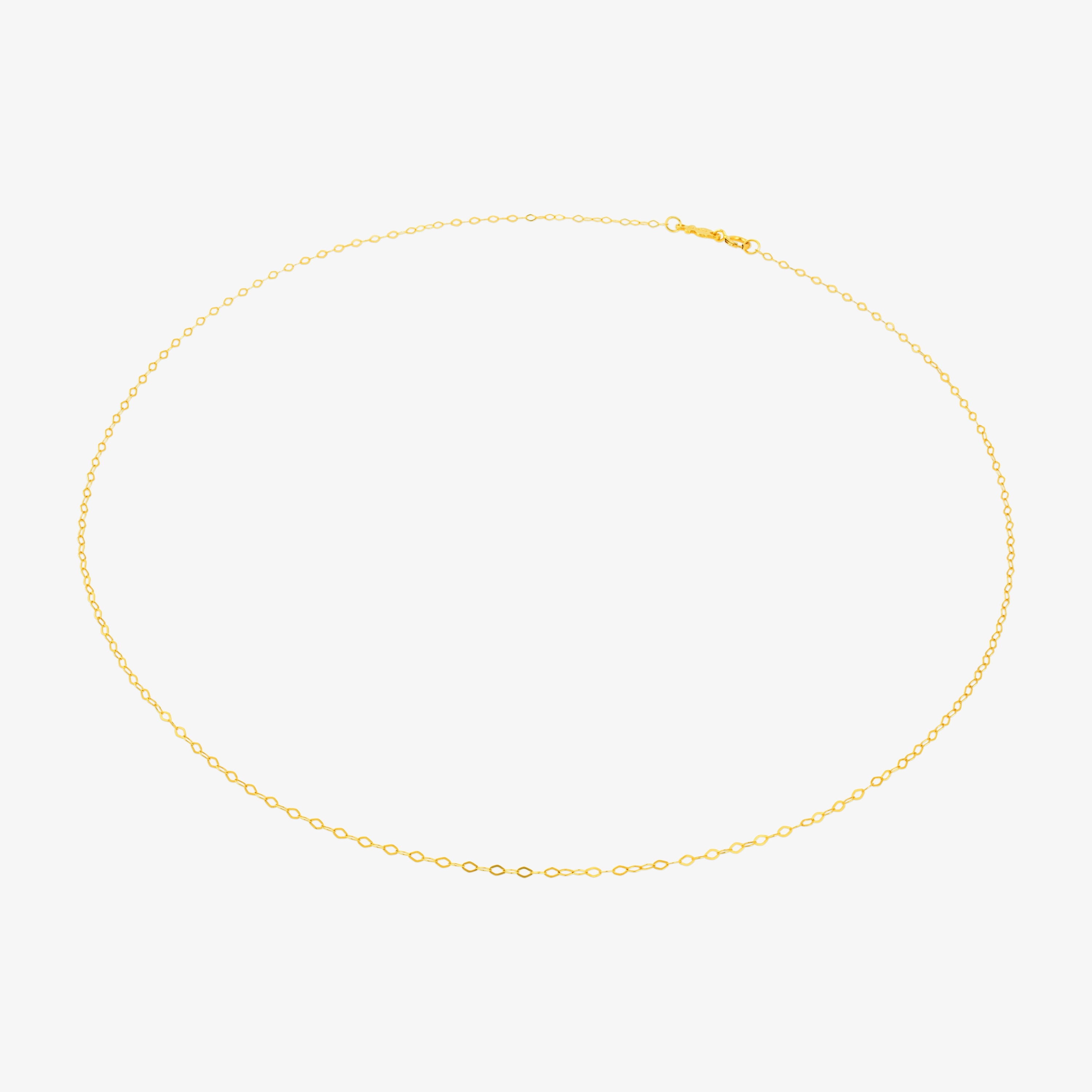 18K solid gold Choker with oval rings measuring 40 cm TOUS Chain