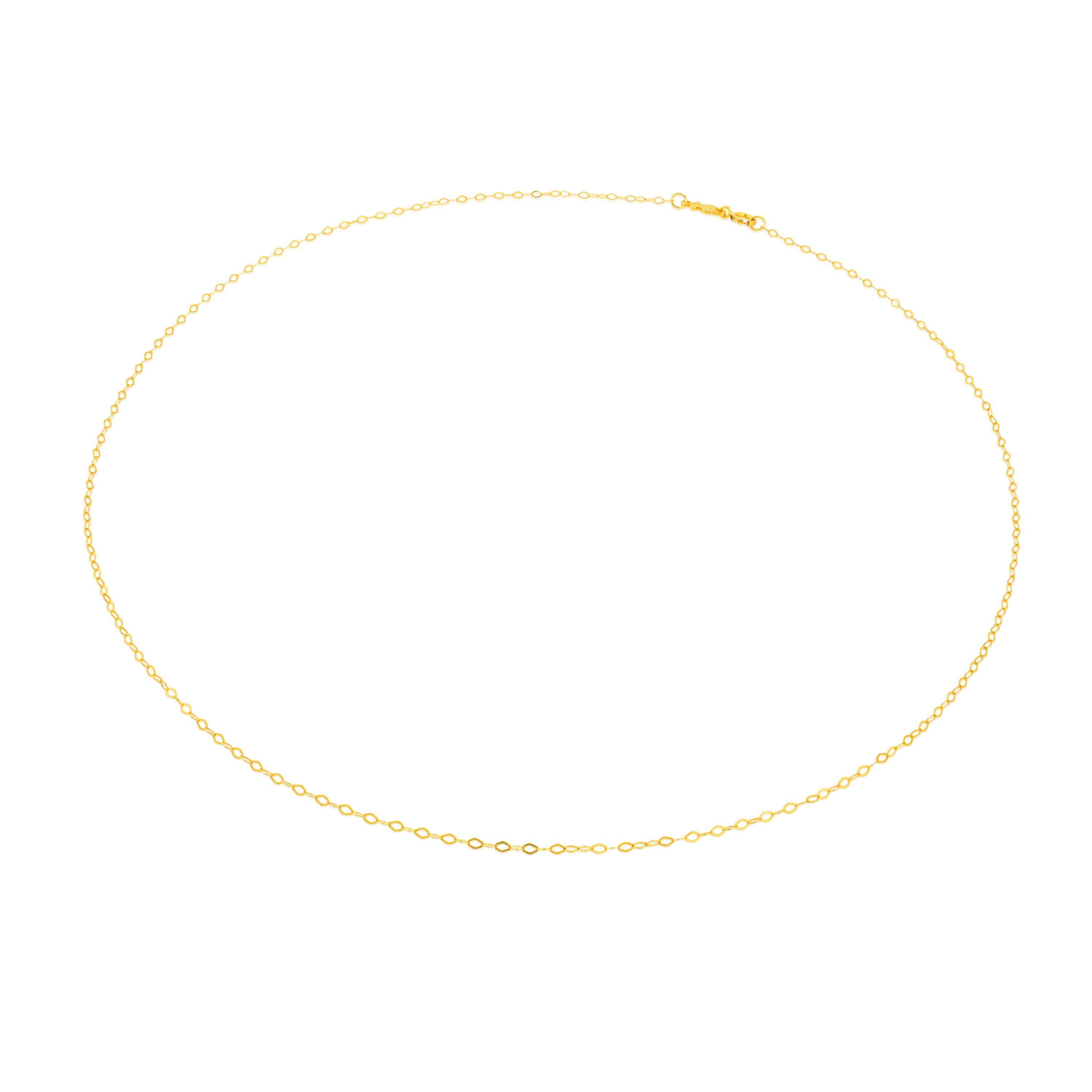 Gold Choker with oval rings measuring 40 cm TOUS Chain
