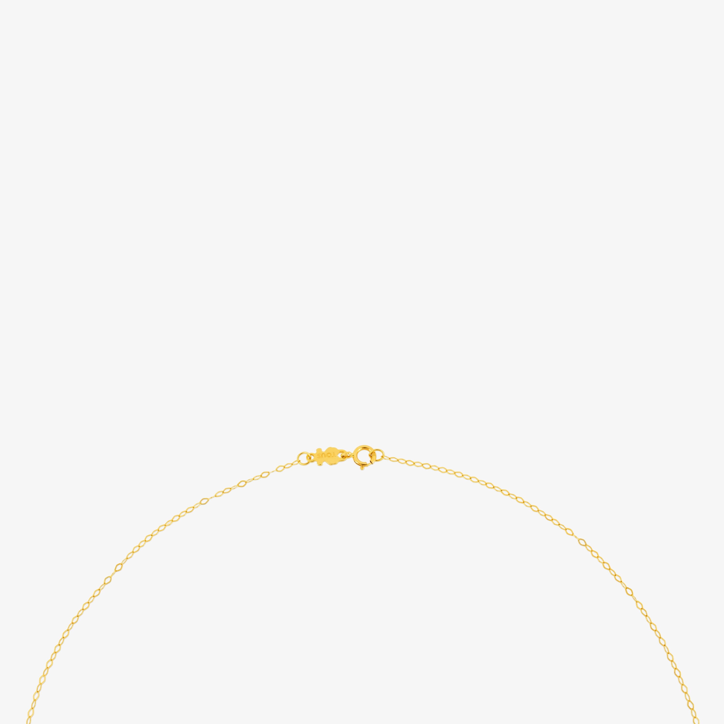 18K solid gold Choker with oval rings measuring 40 cm TOUS Chain
