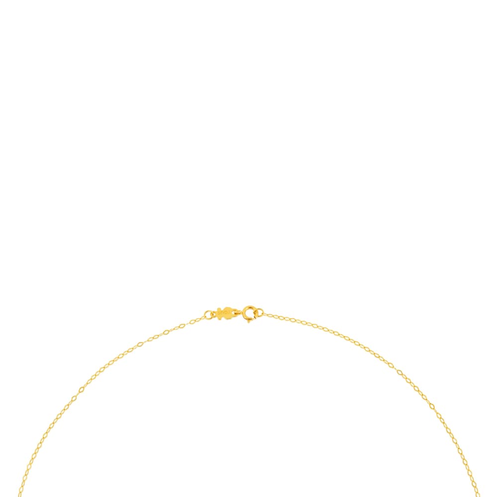 Gold Choker with oval rings measuring 40 cm TOUS Chain