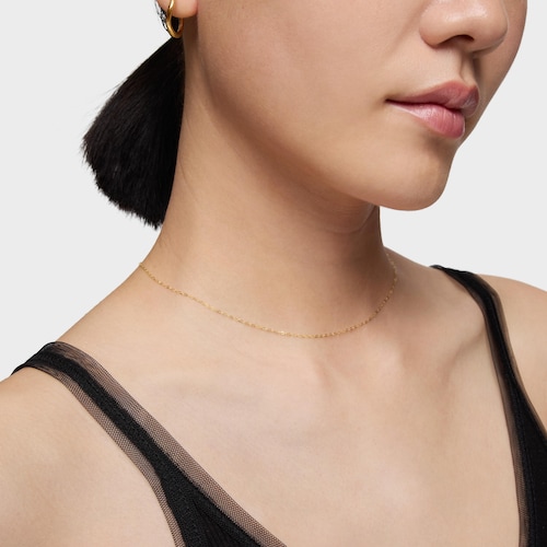 Gold Choker with oval rings measuring 40 cm TOUS Chain