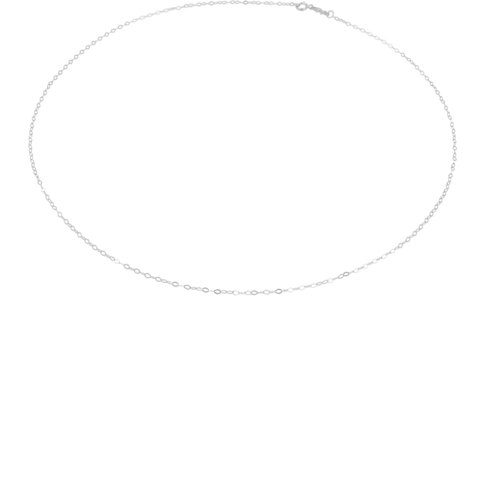 Gargantilla de oro blanco con anillas ovales, 40&nbsp;cm TOUS Chain