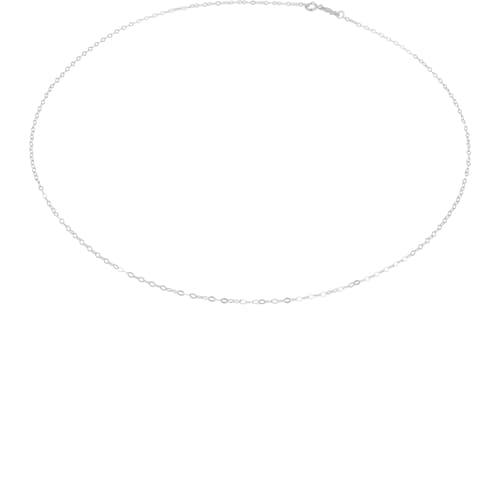 Collar&nbsp;TOUS&nbsp;Chain&nbsp;d'or blanc amb anelles ovals,&nbsp;40cm.