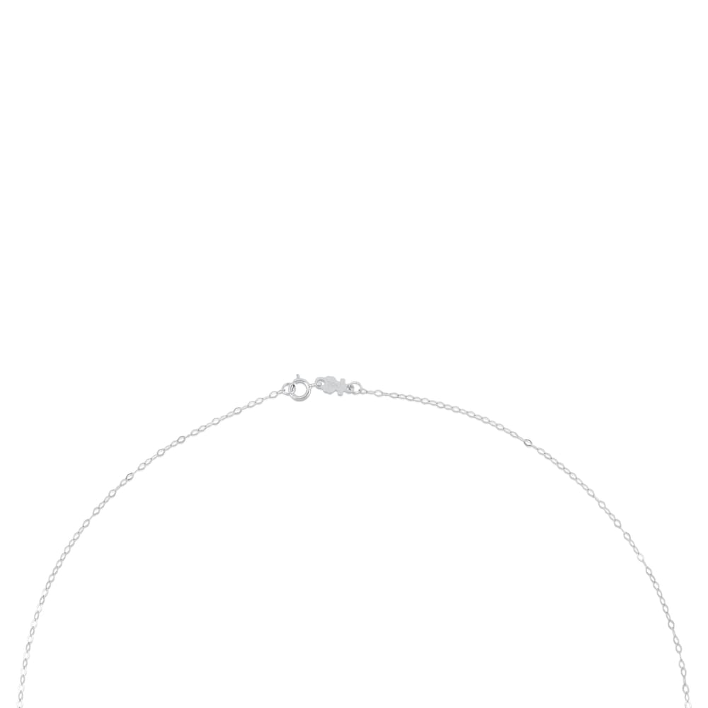 Gargantilla de oro blanco con anillas ovales, 40&nbsp;cm TOUS Chain