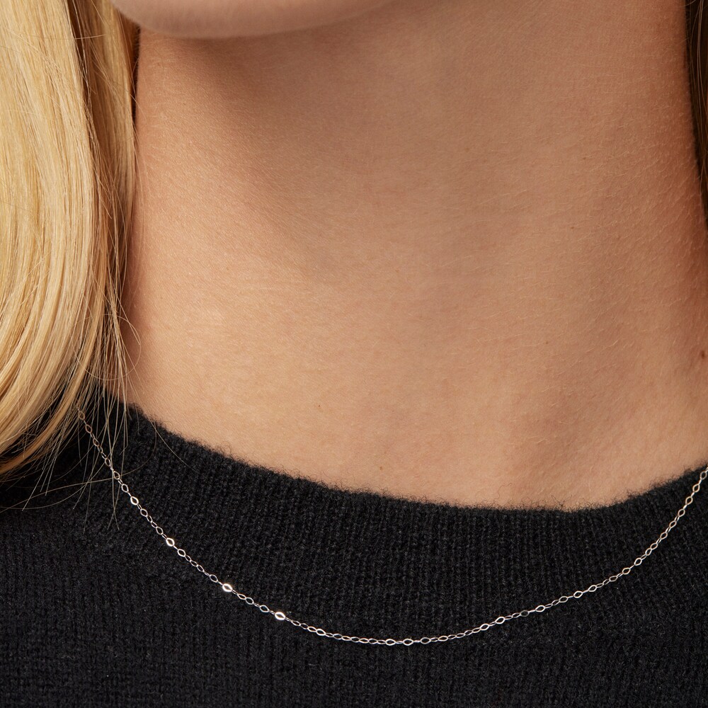 Gargantilla de oro blanco con anillas ovales, 40&nbsp;cm TOUS Chain