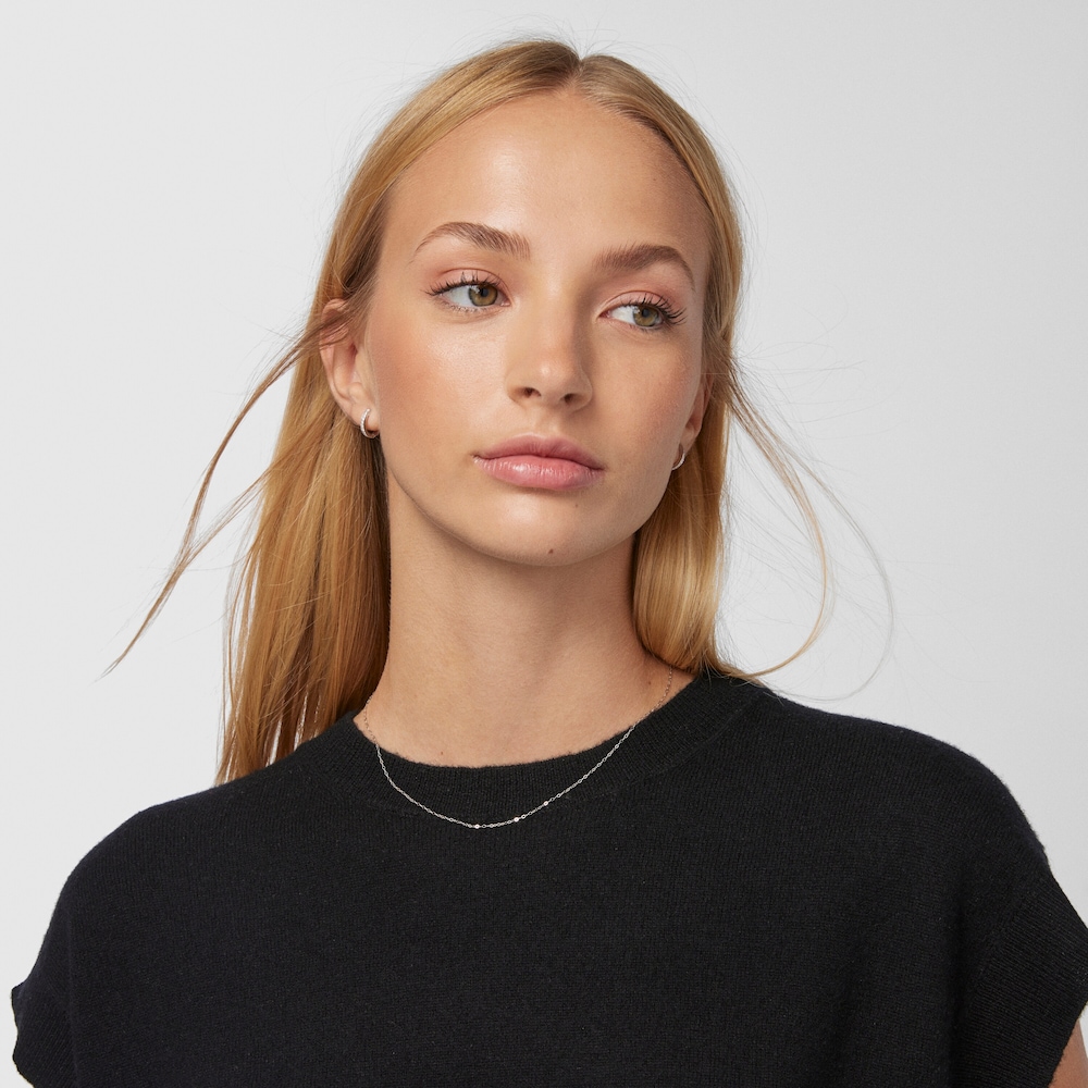 40 cm White Gold TOUS Chain Choker with oval rings 40 cm White Gold TOUS Chain Choker with oval rings