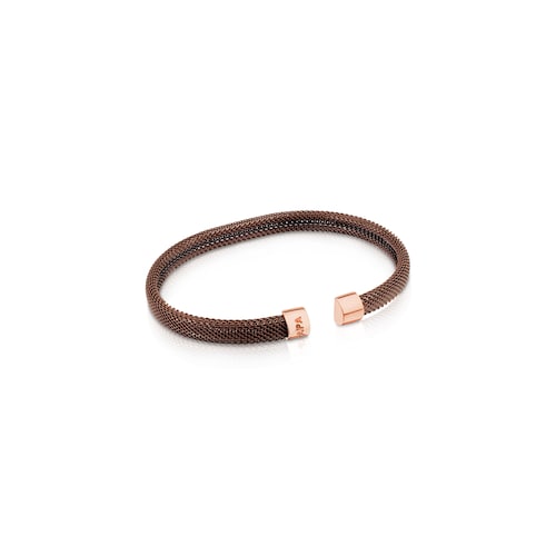 Steel and Rose Vermeil Silver TOUS Papa Bracelet image number 0