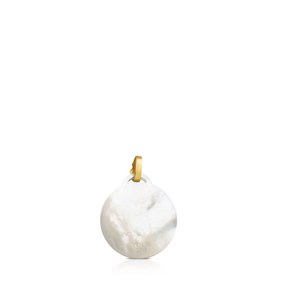 Gold TOUS Mama Pendant with Mother-of-Pearl