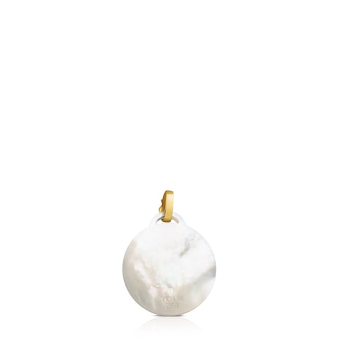 Gold TOUS Mama Pendant with Mother-of-Pearl