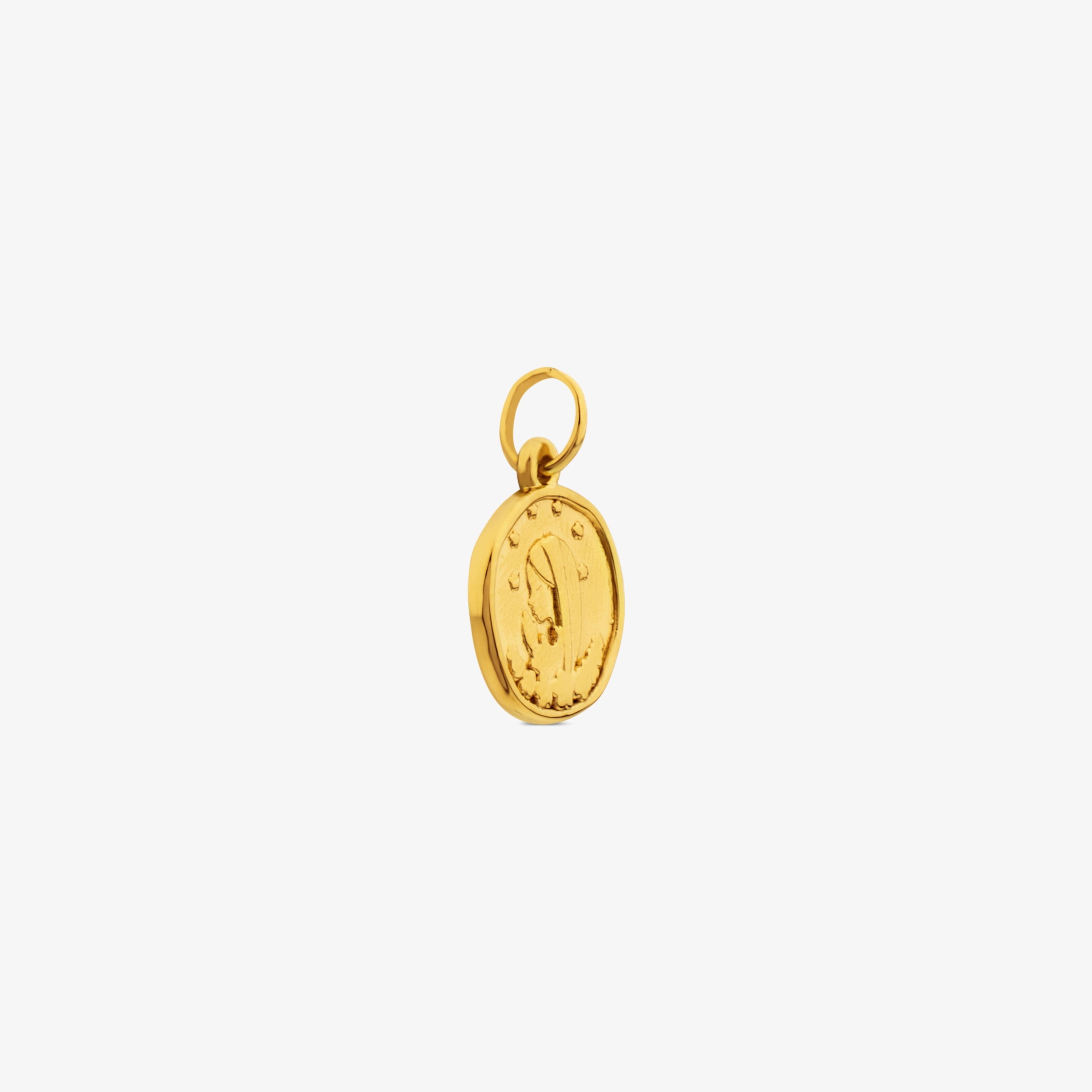18K solid gold Devocion Pendant