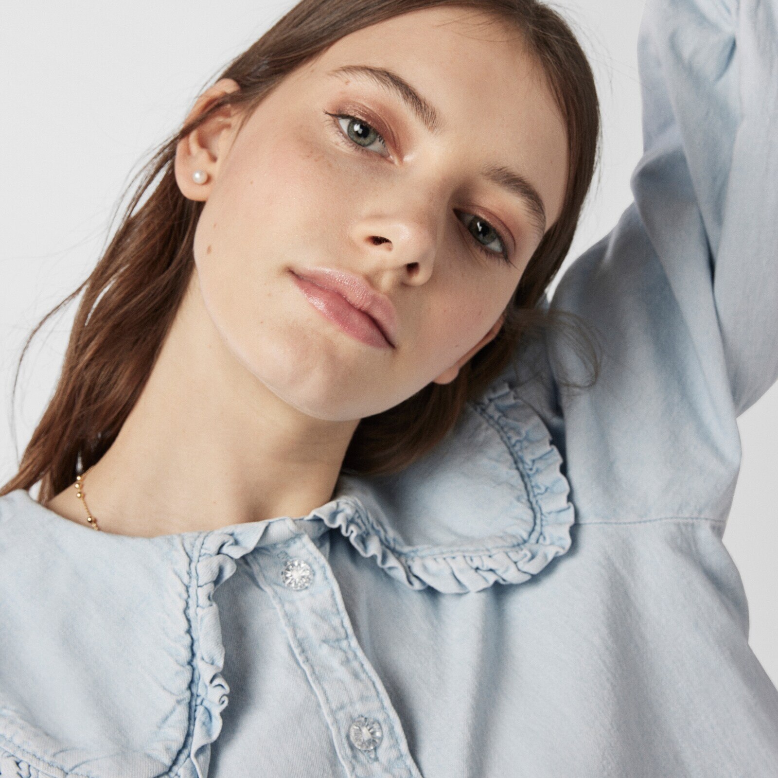 Gold TOUS Pearl Earrings with Pearl