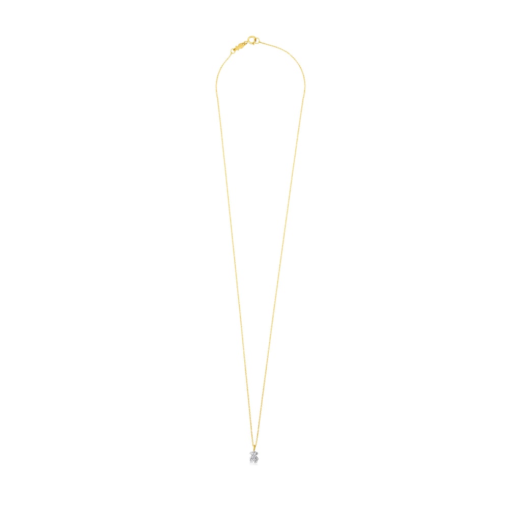 Collar de oro blanco y diamantes Puppies Collar de oro blanco y diamantes Puppies