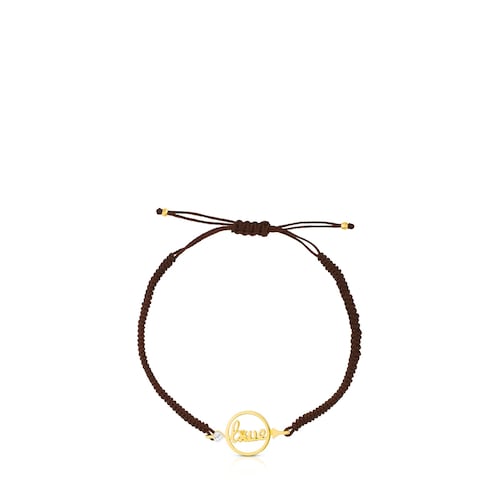 Gold San Valentin Bracelet with Diamond
