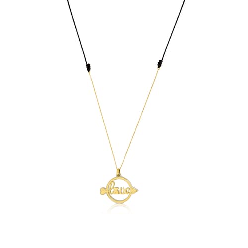 Collar San Valent&iacute;n de Oro con N&aacute;car