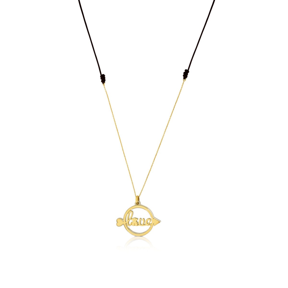 Gold San Valentin Necklace with Mother-of-Pearl