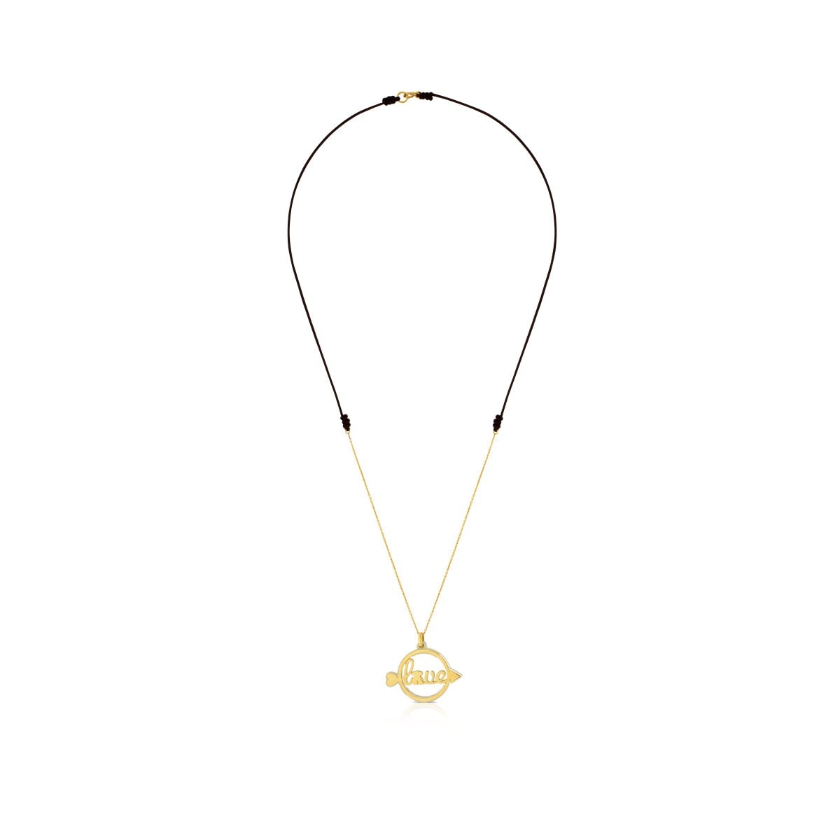 Gold San Valentin Necklace with Mother-of-Pearl