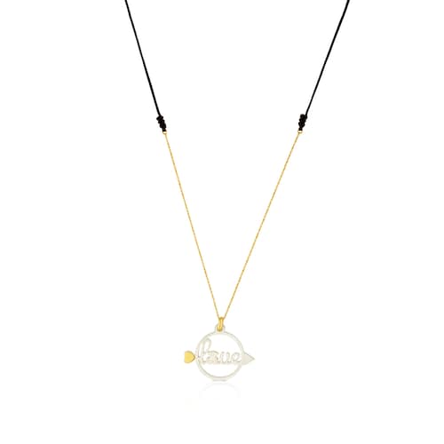 Gold San Valentin Necklace with Mother-of-Pearl