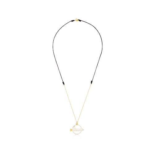Gold San Valentin Necklace with Mother-of-Pearl