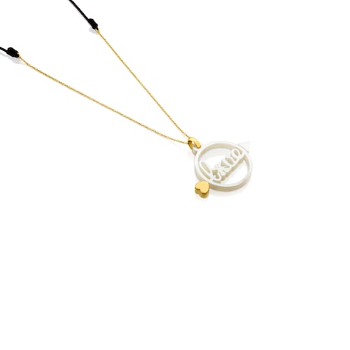 Gold San Valentin Necklace with Mother-of-Pearl