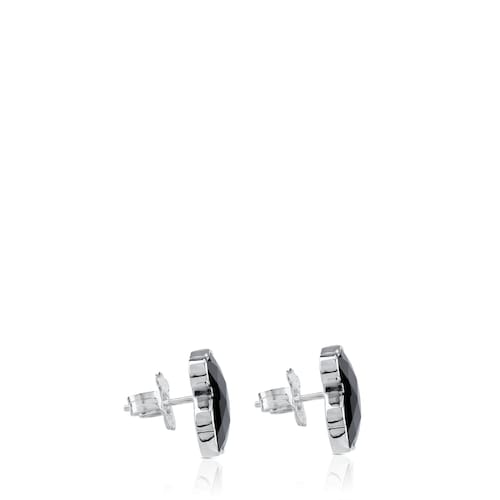 Pendientes de plata y ónix facetado TOUS Color
