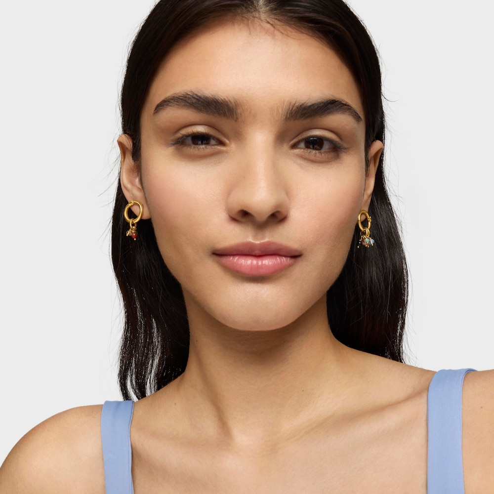 Hold - Př&iacute;vě&scaron;ky Tous ze žlut&eacute;ho stř&iacute;bra Vermeil a drahokamů