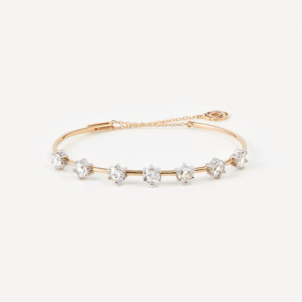Pulsera de oro y oro blanco con diamantes TOUS ATELIER UNIQUE PIECES image number 0