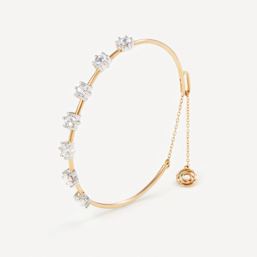 Pulsera de oro y oro blanco con diamantes TOUS ATELIER UNIQUE PIECES image number 1