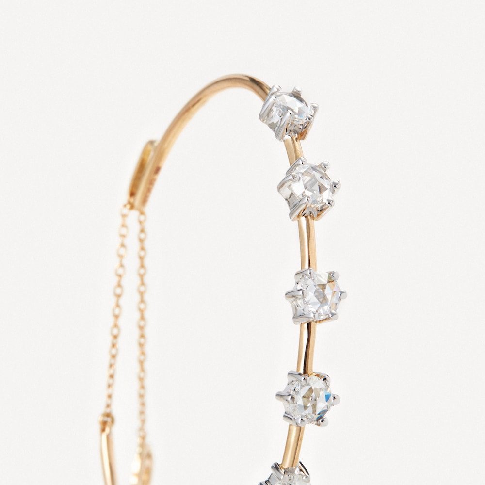 Pulsera de oro y oro blanco con diamantes TOUS ATELIER UNIQUE PIECES image number 2
