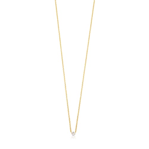Collar ATELIER Diamonds de oro con diamante de talla de rosa