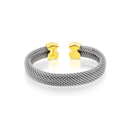 Mesh Gold Bangle