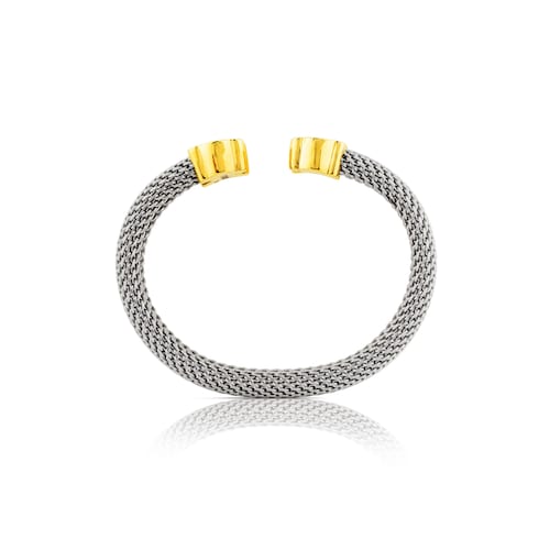 Mesh Gold Bangle