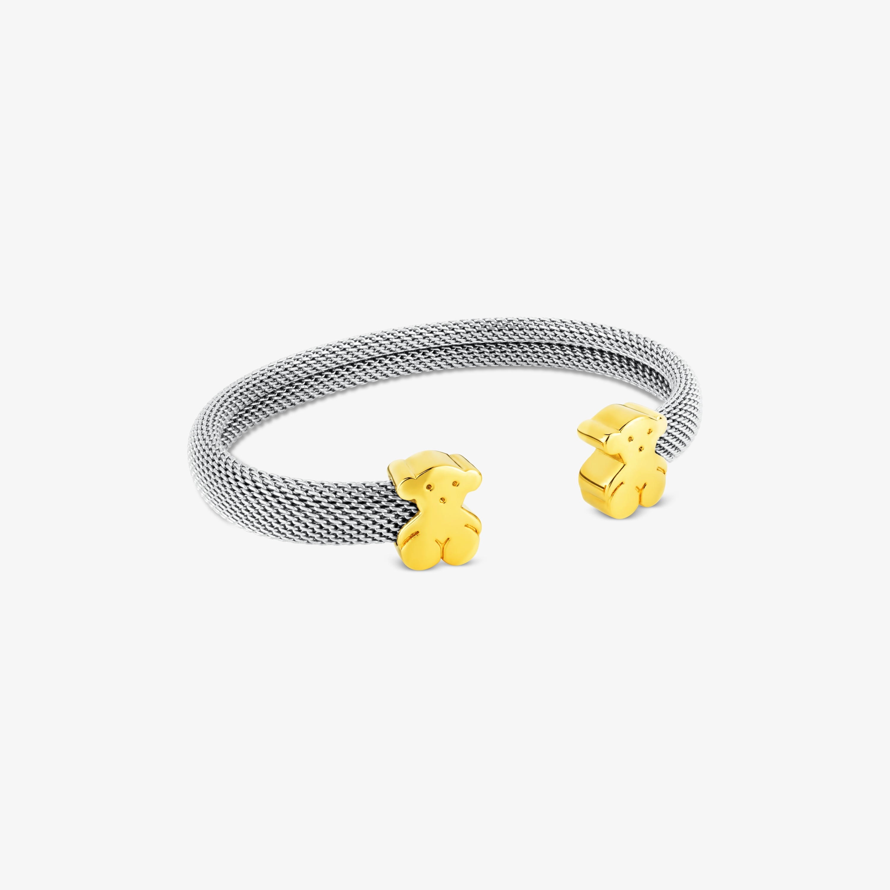 18K solid gold and Steel Sweet Dolls Bracelet | TOUS