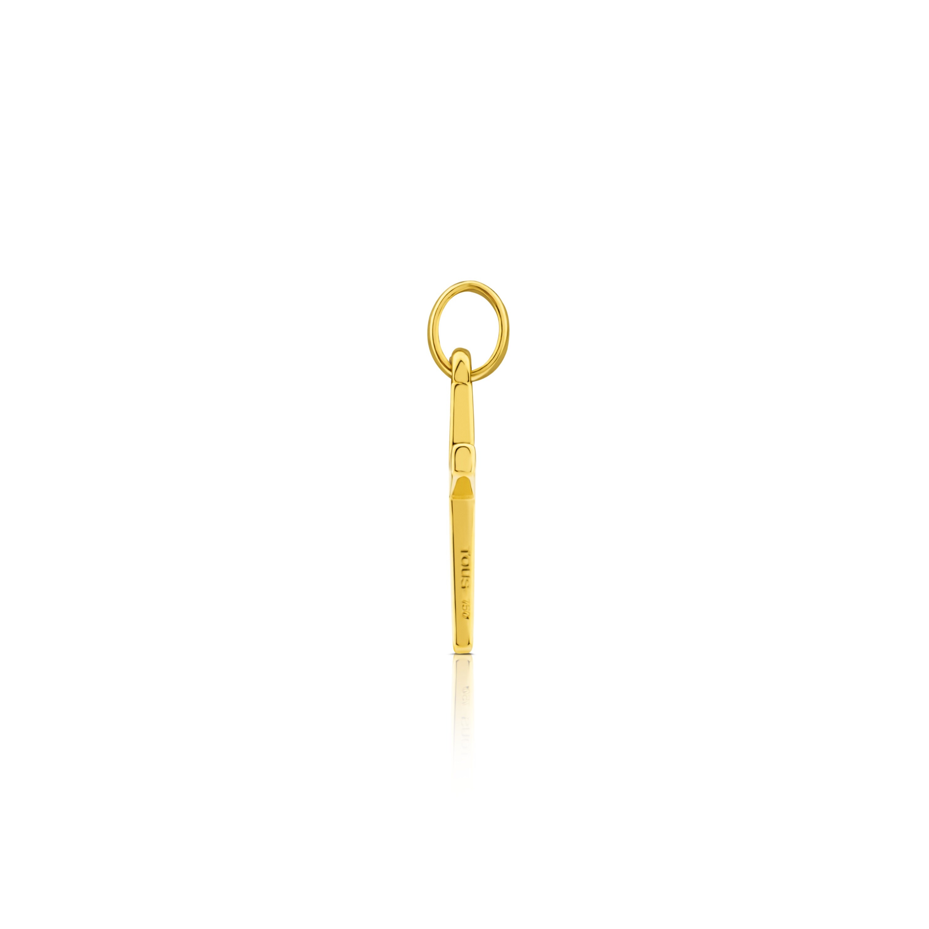 Gold TOUS Cruz Pendant