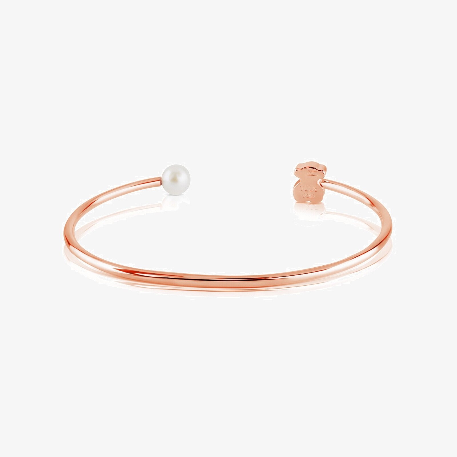 Rose 18K gold vermeil Sweet Dolls Bracelet with Pearl