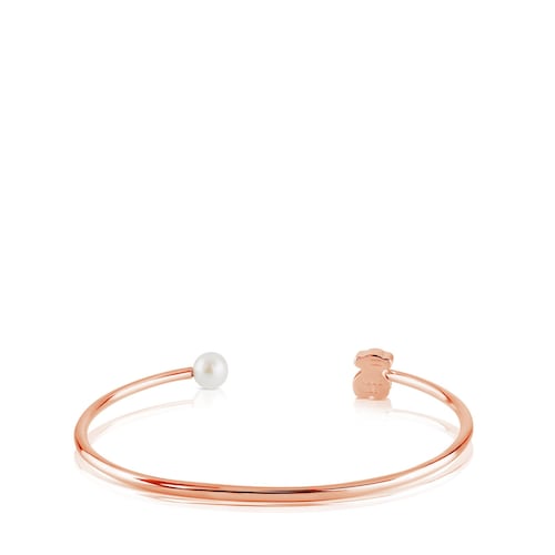 Rose Vermeil Silver Sweet Dolls Bracelet with Pearl