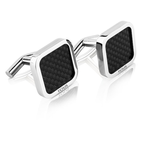 Manschettenkn&ouml;pfe TOUS Acero aus Edelstahl.