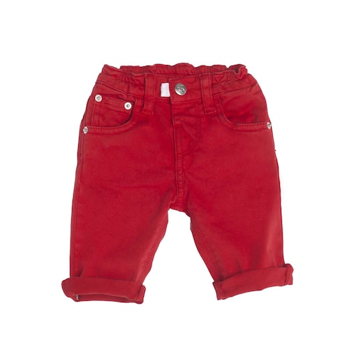 Calças cetim Pant Vermelho